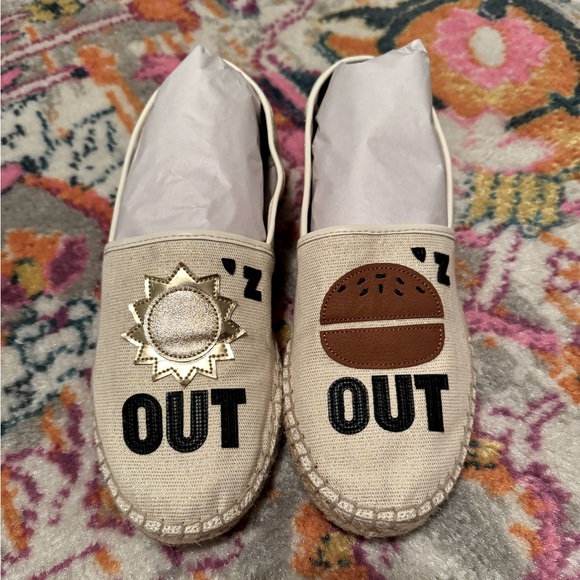 Circus by Sam Edelman Leni - Sun'z Out Bun'z Out Canvas Espadrille Flats Size 8 - Picture 2 of 9